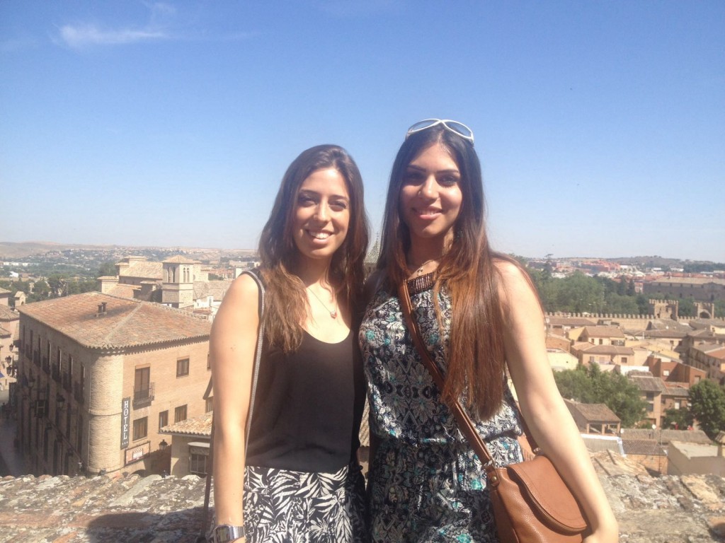 Natuca, coordinadora técnica de Befriending, y Tatev en Toledo
